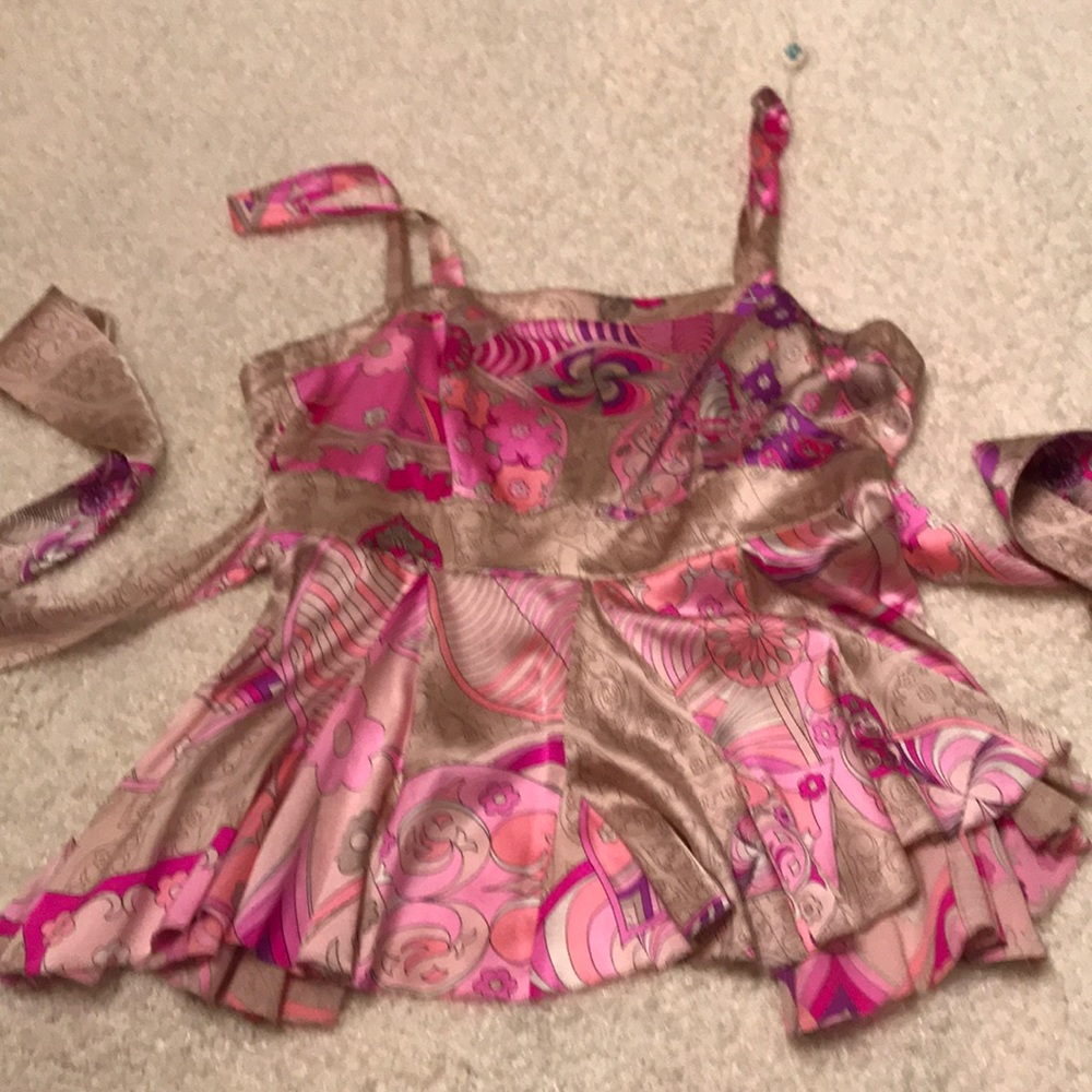 Emilio Pucci silk top, new with tags